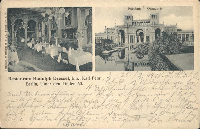 Berlin Unter den Linden Restaurant R Dressel