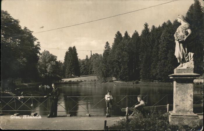 Graz Steiermark Hilmteich Skulptur Feldpost