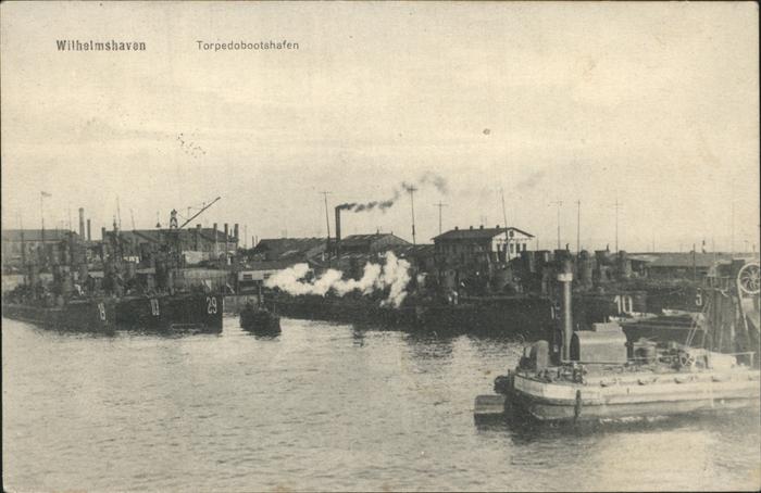 Wilhelmshaven CITY Torpedobootshafen Feldpost