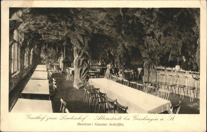 Altenstadt Geislingen Steige Gasthof zum Lindenhof Innenraum