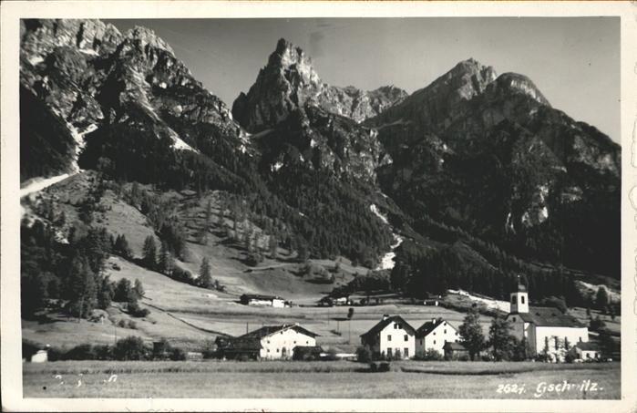 Gschnitz Tirol Teilansicht Gschnitztal
