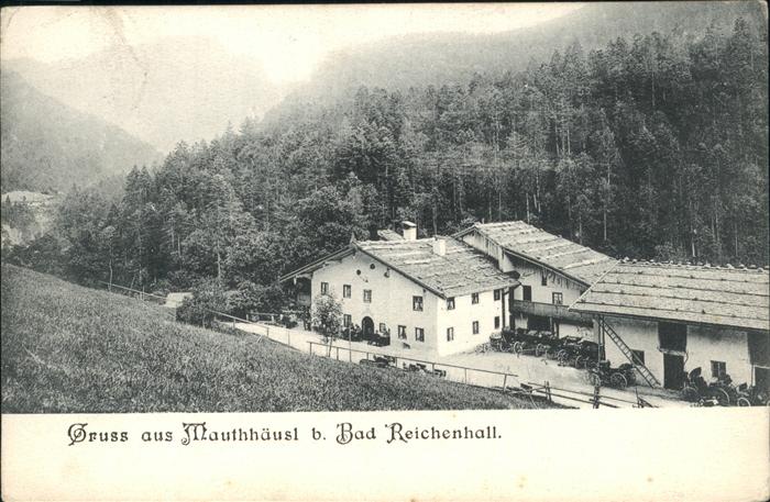 Bad Reichenhall Teilansicht Mauthhäusl
