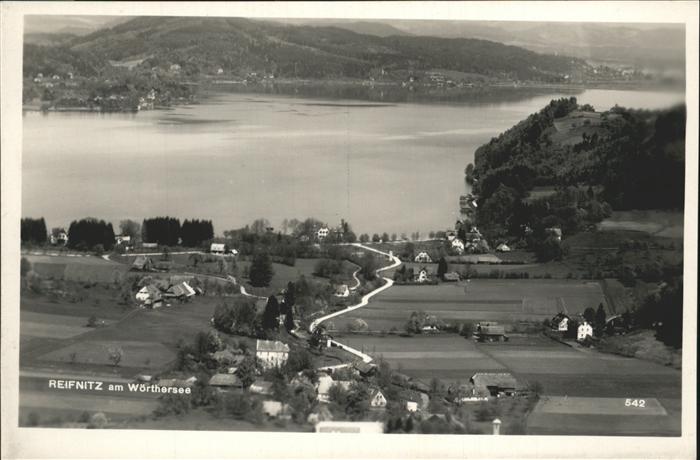 Reifnitz Woerthersee Panorama mit Wörthersee