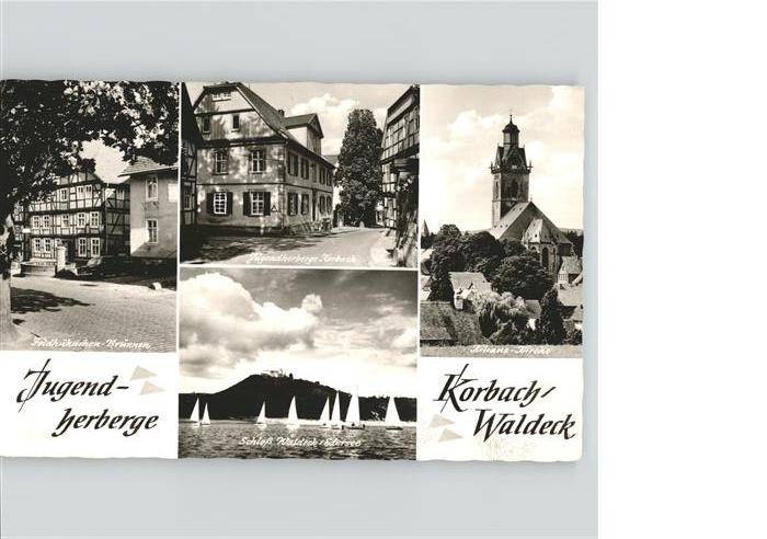 Korbach Feldhühnchen_Brunnen Jugendherberge Kil