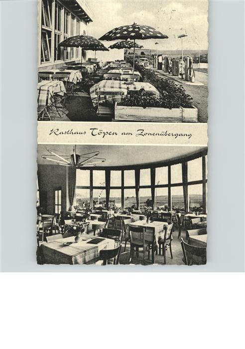 Toepen Rasthaus am Zonenübergang