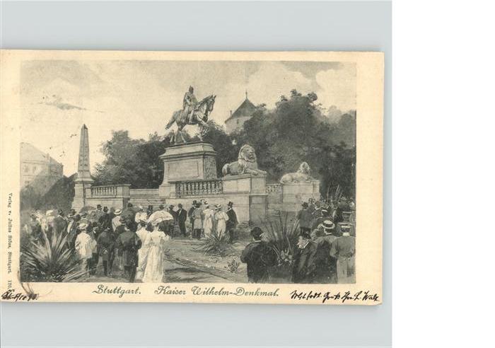 STUTTGART CITY Kaiser Wilhelm Denkmal
