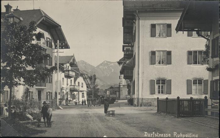 Ruhpolding Bayern Dorfstrasse