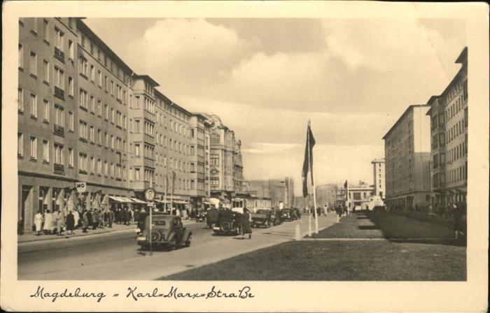MAGDEBURG  CITY Karl Marx Strasse