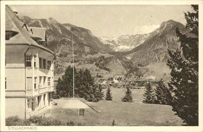 Oberstdorf Kuranstalt Stillachhaus