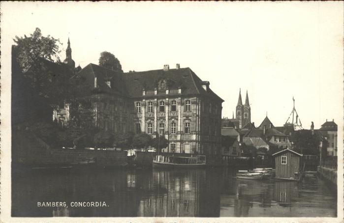 Bamberg Gesellschaftshaus Concordia Kirche Boot