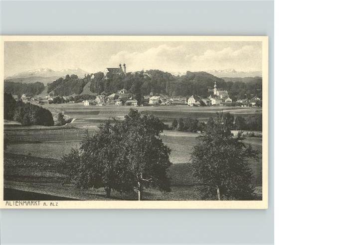 Altenmarkt Alz Panorama Kirche