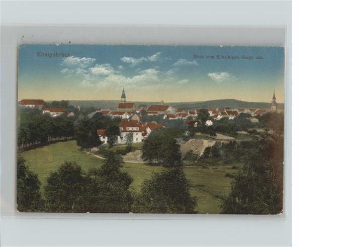 Koenigsbrueck Blick vom Scheibigen Berge
