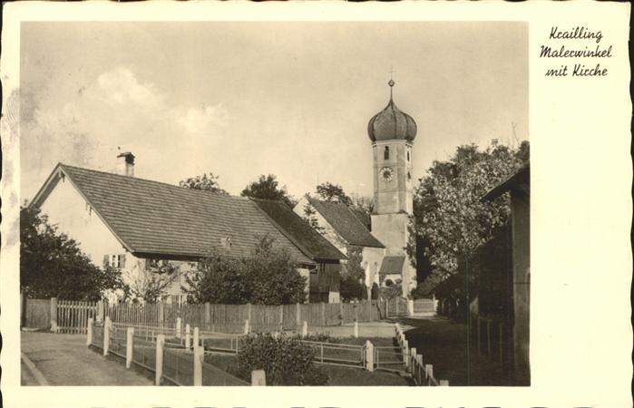 Krailling Malerwinkel mit Kirche
