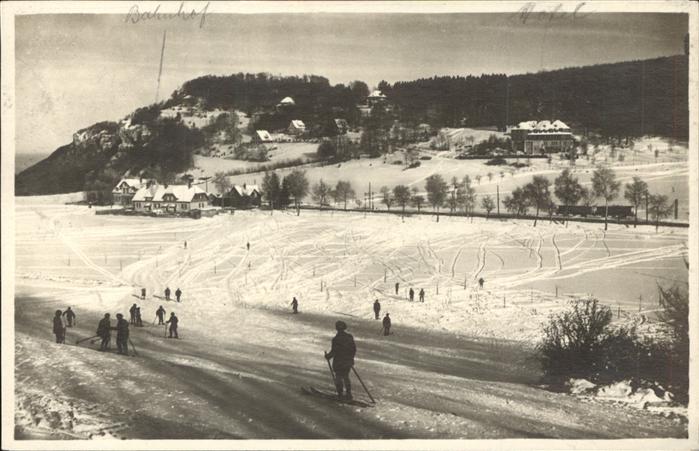 Lichtenstein Wuerttemberg Wintersportplatz Albhotel Traifelberg