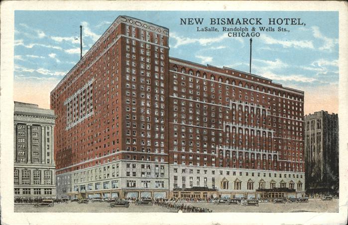 Chicago Illinois New Bismarck Hotel