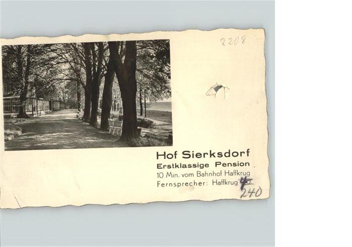 Haffkrug Ostseebad Hof Sierksdorf