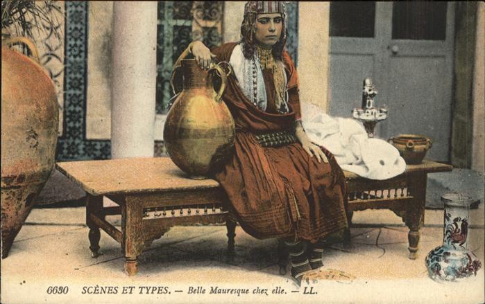 Araber Belle Mauresque chez elle