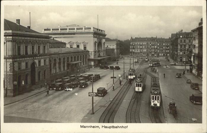 Strassenbahn Mannheim Hauptbahnhof