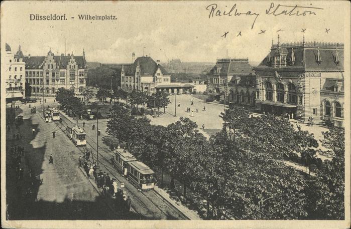Strassenbahn Düsseldorf Wilhelmplatz