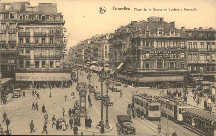 Strassenbahn Bruxelles Place de la Bourse Boulevard