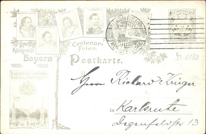 Adel Bayern Königreich 1806-1906 Landesausstellung