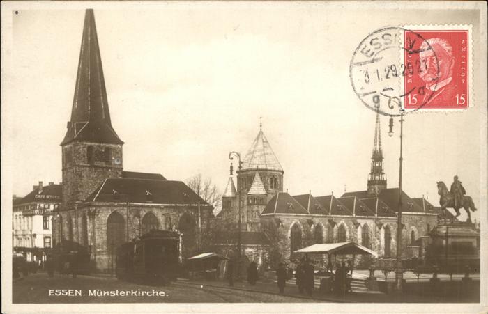 Strassenbahn Essen Münsterkirche