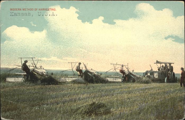 Landwirtschaft Harvesting Kansas USA