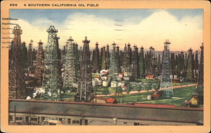 Oelfoerderung Oil Fields Oil Field Southern California