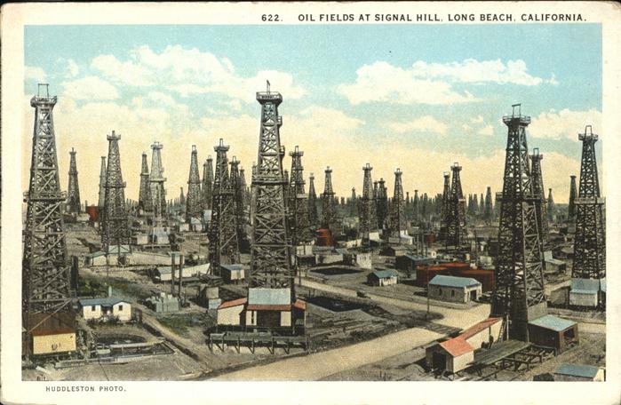 Oelfoerderung Oil Fields Oil Fields Signal Hill Long Beach Calif