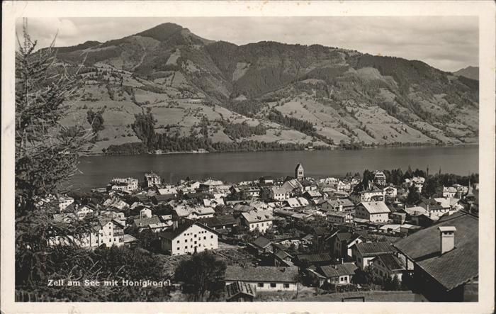 Zell See Panorama mit Honigkogel Feldpost