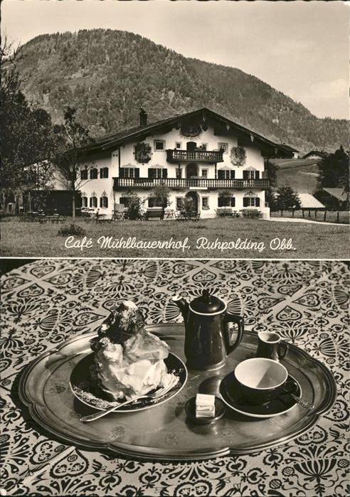 Ruhpolding Bayern Cafe Muehlbauernhof