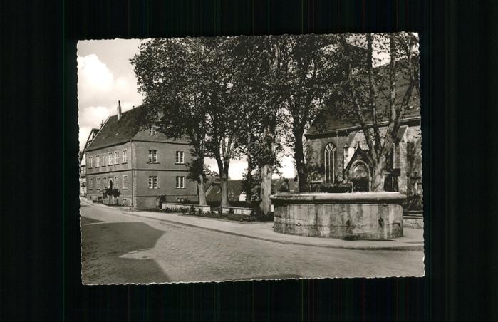 Nieheim Marktplatz Rathaus