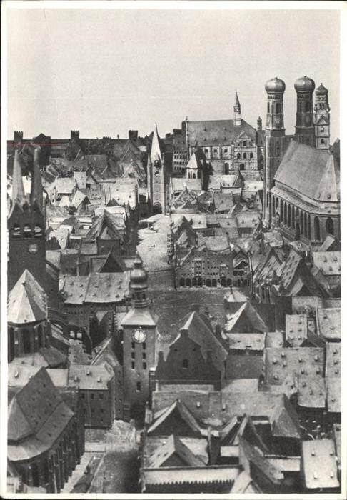 Muenchen Bayern Stadtmodel Jahr 1570