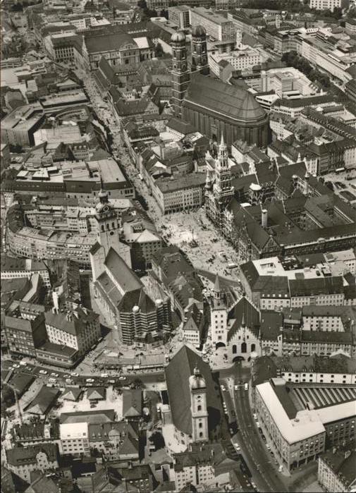 Muenchen Bayern Luftbild