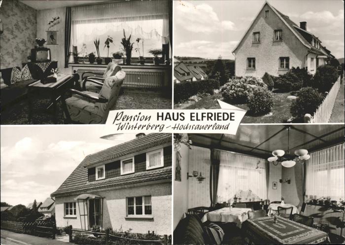 Winterberg Hochsauerland Pension Haus Elfriede