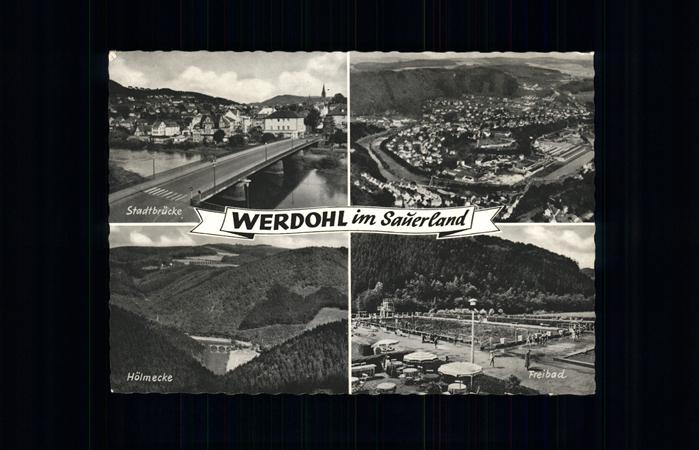 Werdohl Stadtbrücke Freibad