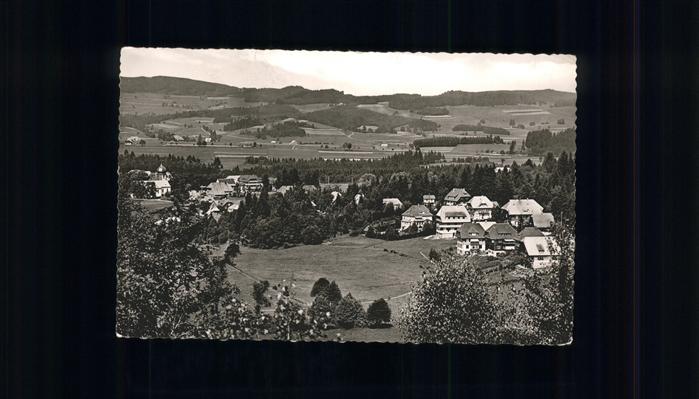 Hinterzarten Breisgau-Hochschwarzwald BW Panorama Hoehenluftkurort Wintersportpl
