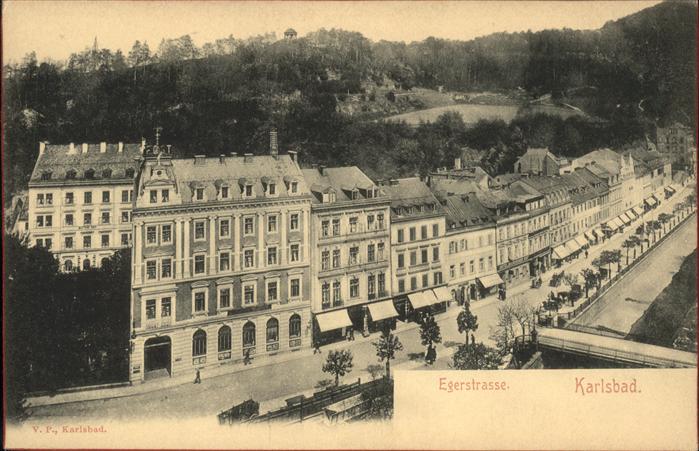 Karlsbad Eger Egerstrasse