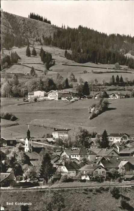 Bad Kohlgrub Ortsansicht mit Kirche Deutschlands höc