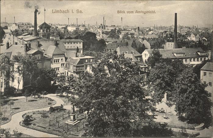 Limbach-Oberfrohna Sachsen Blick vom Amtsgericht