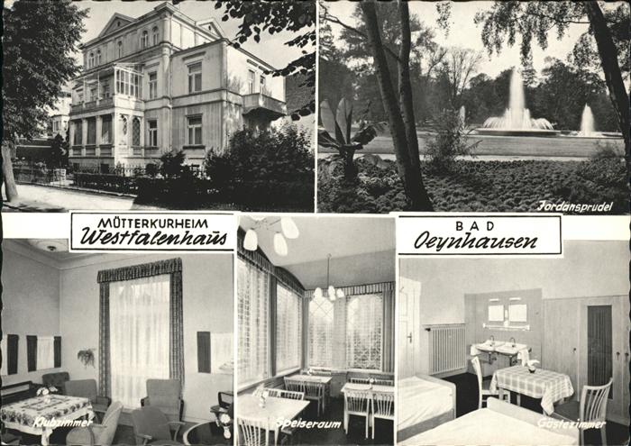 Bad Oeynhausen Mütterkurheim Westfalenhaus Klubzimmer
