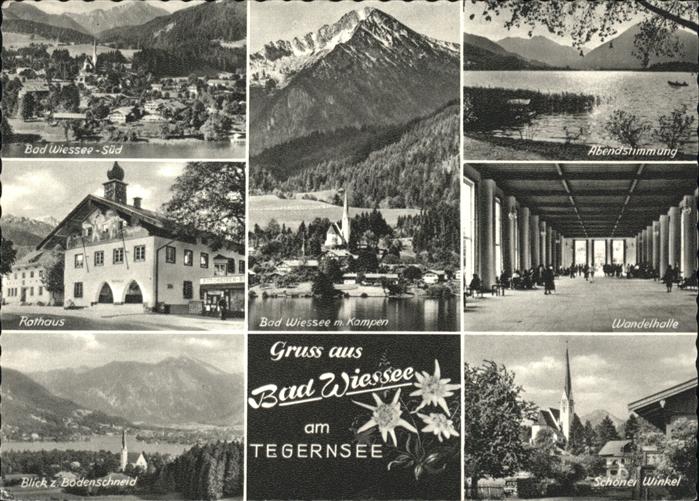 Bad Wiessee Rathaus Bodenschneid Kampen Abendstimmu