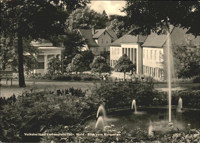 Liebenstein Bad Volksheilbad Kurgarten Fontäne