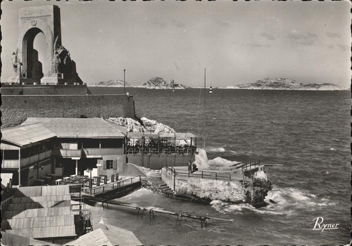 Marseille Bouches-du-Rhone Sur la Corniche Monument aux Morts d_Or