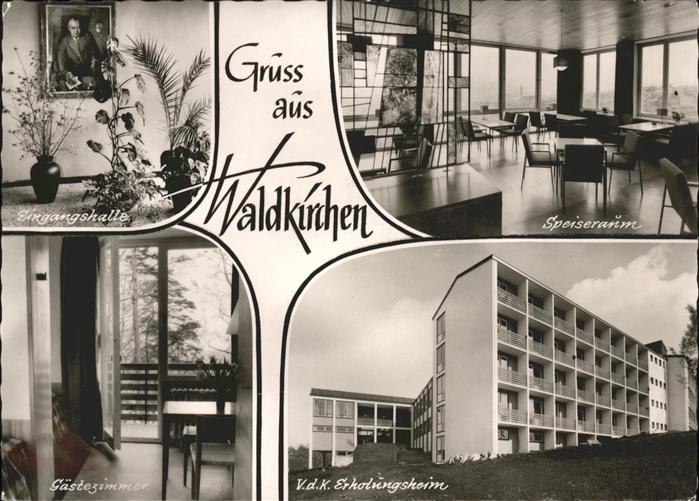 Waldkirchen Niederbayern Dr. Zöller Erholungsheim Eingangshalle