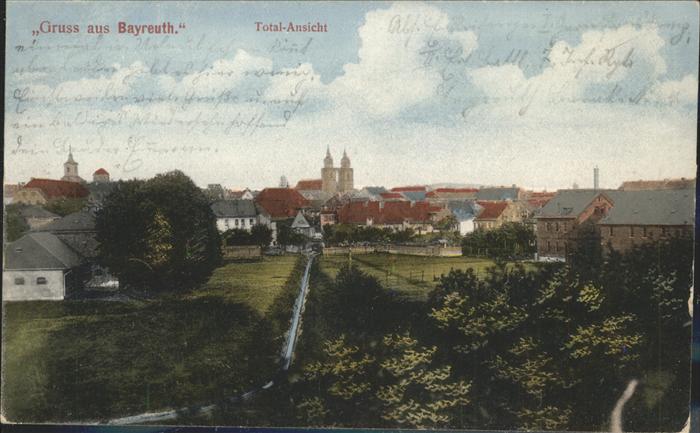 BAYREUTH Bayern Totalansicht Feldpost