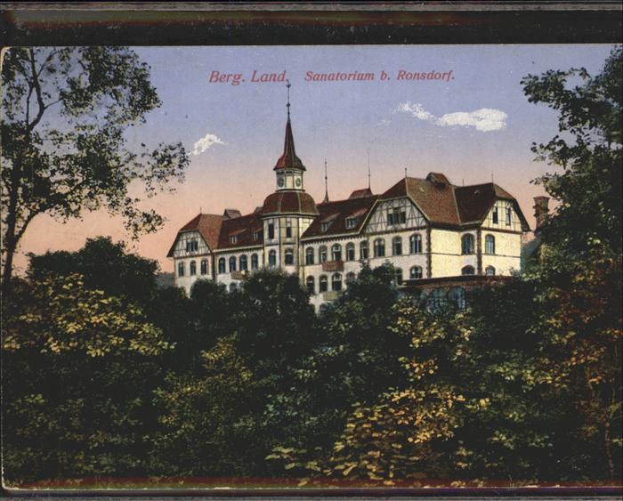 Ronsdorf Sanatorium Bergisches Land