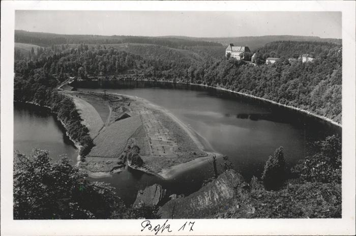 Burgk Saale-Orla-Kreis Ausgleichsbecken Bleilochtalsperre Sper