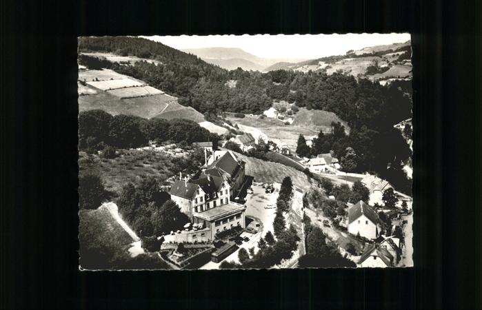Orbey Haut Rhin Hotel Beau Site vue aerienne