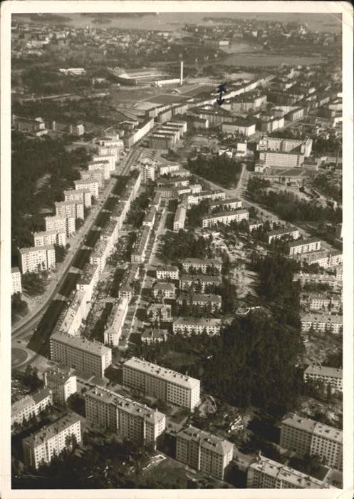 Helsinki Taka Töölö aerial view